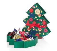 Venchi, Christmas Tree Gift Box with Assorted Cometa Chocolates, Limited Edition, 7.0 oz, Gluten-Free, Free from Colourings and Preservatives, Gift and Decoration Idea