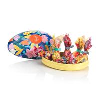 Venchi - Egg-Shaped Tin, 77 Gr, 7 Assorted Hazelnut Chocolate Mini Eggs, Gluten Free, Venchi Spring Collection Teresa Rego, Gift Idea