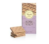Venchi - Gold Caramel Cremino Bar with White Chocolate, Cocoa Mass, Caramel and Almond Paste, 24,25 lb, Gluten-Free, Dye-free and Preservative-Free