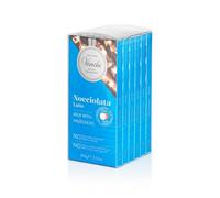 Venchi - Kit of 6 Milk Chocolate Bars with Whole "Piedmont Hazelnut", 600g, Gluten-Free, No Colourants or Preservatives