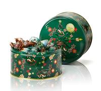 Venchi, Large Christmas Tin with Chocoviar Stracciatella Chocolates, with Cocoa Nibs and Cream, Limited Edition, 14.1 oz, Gluten-Free, Free from Colourings and Preservatives, Gift Idea