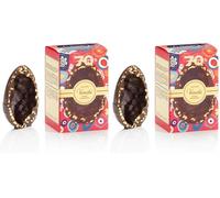Venchi - Mignon Chocolate Egg, 70% Extra Dark Gourmet Flavor with "Piedmont Hazelnut", 70 gr, Gluten-Free, Vegan, Without Surprise, Easter Collection, Gift Idea (Pack of 2)