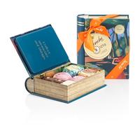 Venchi - Mini Rome Tin Book with Assorted Chocolates, Chocoviar, BacioDiDama, Cremino 1878, Mini Lingot, 4.41 oz, Gluten-Free, No Artificial Colours, No Preservatives, Gift Idea