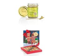 Venchi - Pistachio Spread, 200 g - Gluten Free + Gift Box with 16 Dark Mini Blend Chocolates, Dark Chocolate 60%, 75% and 90%, 47 gr, Gluten-Free, Free from Colourings