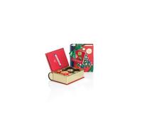 Venchi, Red Christmas Mini Book with Assorted Chocoviar, with “Piedmont Hazelnut”, Limited Edition, 4.09 oz, Gluten-Free, No Colourings or Preservatives, Gift Idea