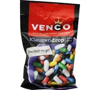 Venco Kleurendrop 120 g I Licorice from the Netherlands I Dutch Licorice I Licorice with Anise I Dropjes I Drops with Liquorice