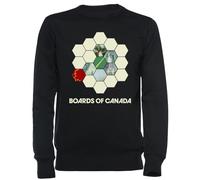 Vendax Boards of Canada Active Unisex Sweatshirt Schwarzy, black, M