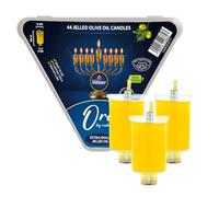 Vender Menorah Oil Cups, 44 Pre-Filled Jelled Oil X-Small 1 Hour Burn