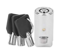 Vending Machine Lock and Key - Zinc Alloy Cylinder Lock, Keyed Alike Security Replacement with 3 Tubular Keys for Snack Candy Equipment, 90g Access Control Hardware | for Operators & Technicians