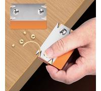 Veneer Edge Cutter, Portable Manual Edge Banding Cutter, Edging Cutter, Woodworking Hand Planer Trimmer Single Hand Planer for Wood PVC ABS Edge Cutter Deburring Tool Orange