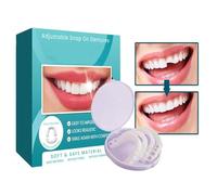 Veneer Kit | Creative Snap In False Teeth Set | Adjustable Temporary Teeth, Multi-functional False Veneer Natural Tint For Upper And Lower Jaw