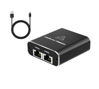 VENEKA 1000Mbps Network Splitter Ethernet Splitter for 2 PC Laptop Network RJ45 Splitter 1 in 2 Out Gigabite Ethernet Splitter