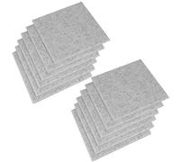 VENEKA 12PCS Acoustic Absorption Panel 12 Inch x 12 Inch x 0.4 Inch Sound Proof Padding for Bass Isolation