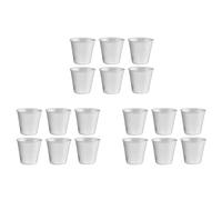 VENEKA 18 PCS Aluminium Dariol Mould Baking Cup Dariole Pudding Dessert Moulds Round Egg Tart Mould Bakeware Cup