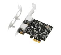 VENEKA 2.5G Gigabit Network Card Adapter with 2 Ports 2500Mbps PCIe 2.5Gb Ethernet Card RJ45 LAN Computer Controller Card