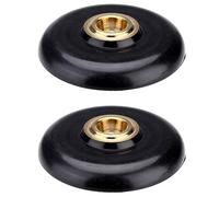 VENEKA 2 x Endpin Stopper Stop Holder Anchor Protection Non-Slip with Metal Eyelet