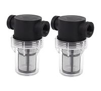 VENEKA 2 x Garden High Flow Filter Duct Filter Water Pump Filter Mesh Pond Filter