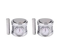 VENEKA 2 x Zero Z Axis Setters with a Zero Table Setting Gauge for CNC Machine 50 + / - 0.01 mm Length Tool Set Z Axis