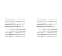 VENEKA 20Pcs Movement Watch Steel Stem Crown Kit Watch of Parts NH35 NH36 NH38 NH39 Movement Watch Stem Spare Parts