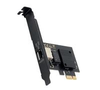 VENEKA 2500Mbps PCI-E to RJ45 Network Card I226 Chip Gigabit Ethernet 100/1000/2500Mbps RJ45 LAN PCIe Adapter for Laptop PC