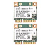 VENEKA 2X Dual Band 2.4+5G 300M 802.11A/B/G Wifi Bluetooth 4.0 Wireless Half Pci-E Card for Bcm943228Hmb 718451-001