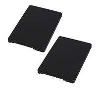 VENEKA 2X Mini Pcie MSATA SSD to 2.5 Inch SATA3 Adapter Card with Case 7 mm Thickness Black