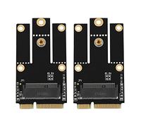 VENEKA 2X New M.2 NGFF to Mini PCI-E (PCIe+USB) Adapter for M.2 Wifi Bluetooth Wireless Wlan Card AX200 9260 8265 8260