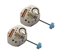 VENEKA 2X QUARTZ Watch Replacement Movement Repair Accessory Spare Part with Stem for 762