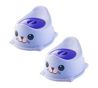 VENEKA 2X with Backrest Portable Pot for Kids Baby Boy Toilet Cute for Boys - Purple