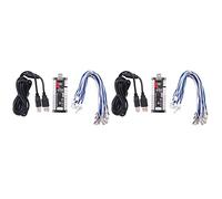 VENEKA 2X Zero Delay Arcade USB Encoder Pc to Joystick for Mame Jamma & Other Pc Fighting Games