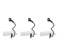 VENEKA 3 x Microphone Stand Flexible Gooseneck Desk Clamp Holder Microphone Arm Recording Device for Meeting Lecture Podcast