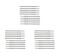 VENEKA 30Pcs Movement Watch Steel Stem Crown Kit Watch of Parts NH35 NH36 NH38 NH39 Movement Watch Stem Spare Parts
