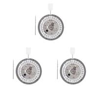 VENEKA 3X NH34 NH34A Movement 3 Digit Calendar GMT Automatic Movement High-Precision Movement Watch Accessories