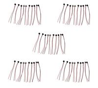 VENEKA 50Pcs Electret Condenser MIC 4mm x 2mm for PC Phone MP3 MP4