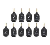 VENEKA 5X UHF Guitar Wireless System Transmitter Receiver Built-In Rechargeable