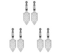 VENEKA 6 Pieces Absinthe Spoons, Stainless Steel Absinthe Cocktails Spoon Making Kit Gothic Absinthe Fountain Spoon Dripper