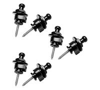 VENEKA 6 Pieces Guitar Strap Lock Pin Peg Buttons Skidproof Straplock Guitar Bass Parts Hot