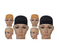 VENEKA Deluxe Wig Cap Hair Net for Weave 6 Pieces/Pack Hair Wig Nets Stretch Mesh Wig Cap for Making Wigs Free Size(Skin Tone)
