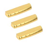 VENEKA Guitar Brass Nut for Acoustic or Gold (Pack of 3)