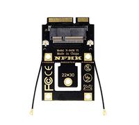 VENEKA M.2 NGFF To Mini PCI-E (PCIe+USB) Adapter for M.2 Wifi Bluetooth Wireless Wlan Card for AX200 9260 8265 8260 for Laptop