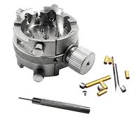 VENEKA Watch Movement Holder Silver for ETA 7750 7751 7753 / SW500 13 1/4 Adjusting Screws Watch Repair Tool 0.7MM Punch