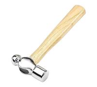 VENEKA Wooden Handle Round Hammer Home Installation Small Hammer Walnut Hammer 0.25P Woodworking Hammer Mini Hammer Hand Tools