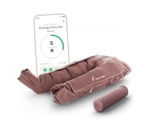 Venen Engel Plus - Premium Compression Massager with Lymph-Flow Pants | 3 Beauty Programs | Air Pressure Leg Massage from Foot to Belly for Better Circulation, Skin Tightening & Lighter Feeling
