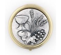 Venerare Catholic Holy Communion PYX (Grapes and Wheat)