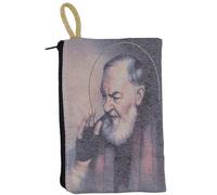 Venerare Embroidered Rosary Pouch (Padre Pio)