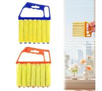 Venetian Blind Cleaner Tool - 2 Pcs Mini Duster for Wooden Blinds, Windows & AC Dust Removal