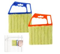 Venetian Blind Cleaner Tool, 2Pcs Venetian Blind Cleaner 7 Finger Blind Duster for Deep Cleaning, Washable Blind Cleaners for Wooden Blinds, Vertical Windows, Air Conditioner