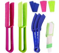 Venetian Blind Cleaner Tool, 3PCS Blind Duster Removable Washable with 3 Extra Sleeves, 1PCS 2 in 1 Mini Duster, Multi-Purpose Cleaner for Venetian Blinds Air Conditioner Car Ac Vent