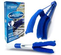 Venetian Blind Cleaner Tool and 2-in-1 Window Blind Duster Cleaner Brush with Removable Washable Microfibre Sleeves - Ideal for Air Conditioner Car AC Vent and More
