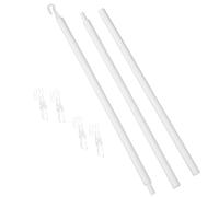 Venetian Blind Rod Plastic for Window Tilt Wand Replacement with Hook Pp Vertical Home Opener Parts White